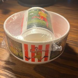 McDonald’s bowl and cup set